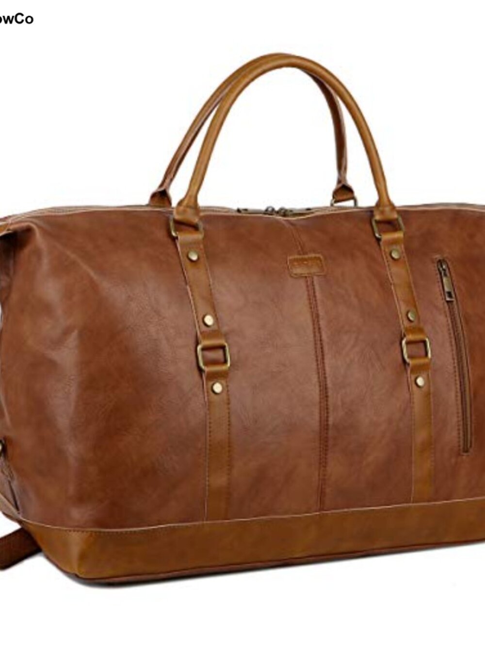 Vegan Leather Travel Duffel Tote Weekender Bag Oversized Carry-On